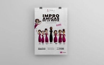 Improamigas de la novia - cartel Improamigas de la novia - cartel
